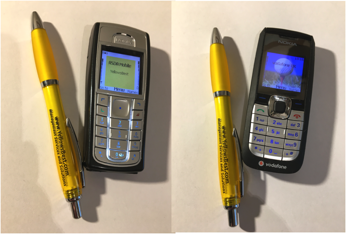 Legacy mobile phones – Nokia 6230 & 2610